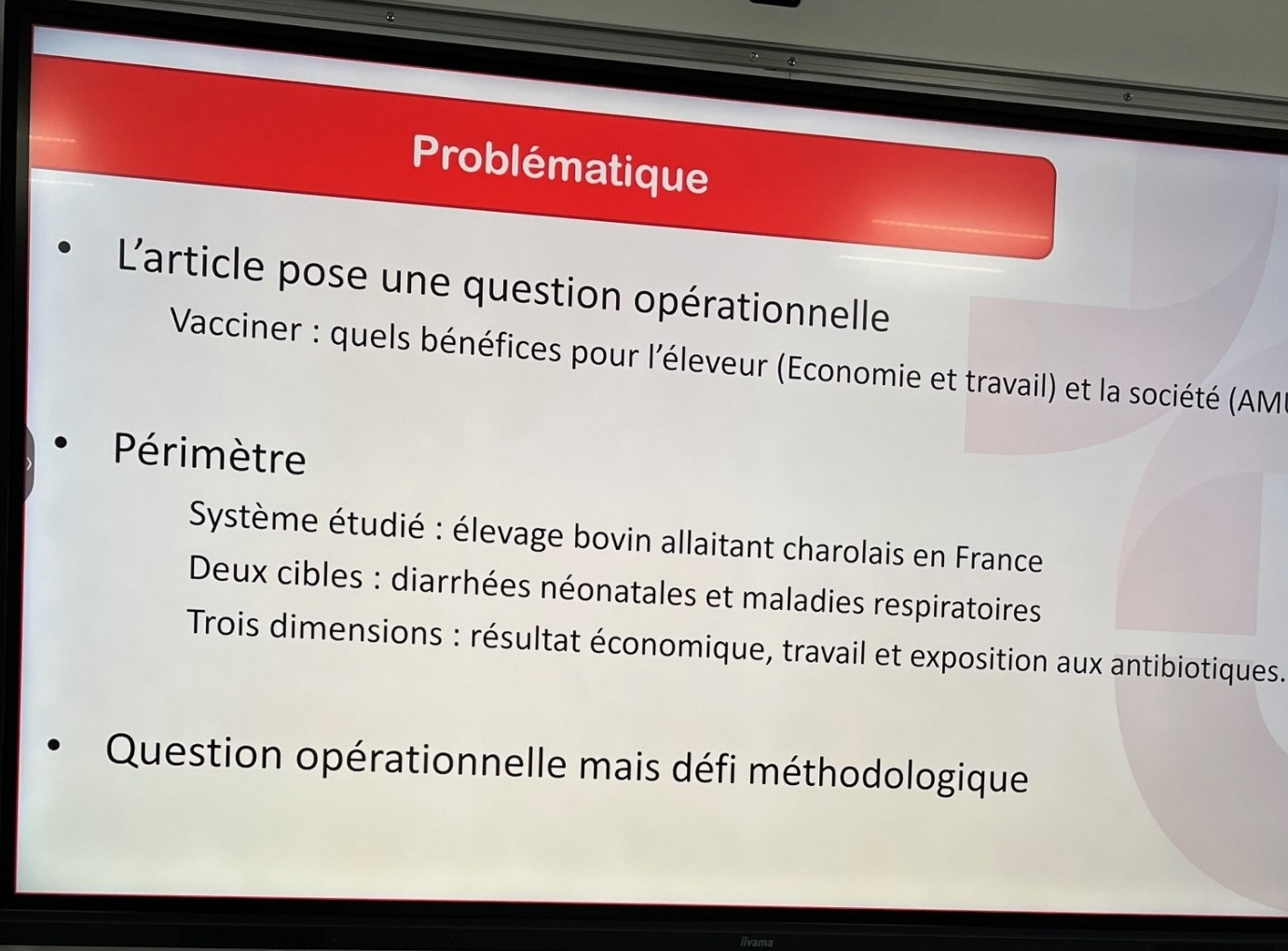 Remise du Prix Ecoantibio "Résistance antimicrobienne" à l'Ecole Nationale Vétérinaire de Toulouse